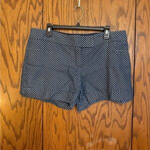 Outback Red Navy Polka Dot Shorts Size 14 100% Cotton